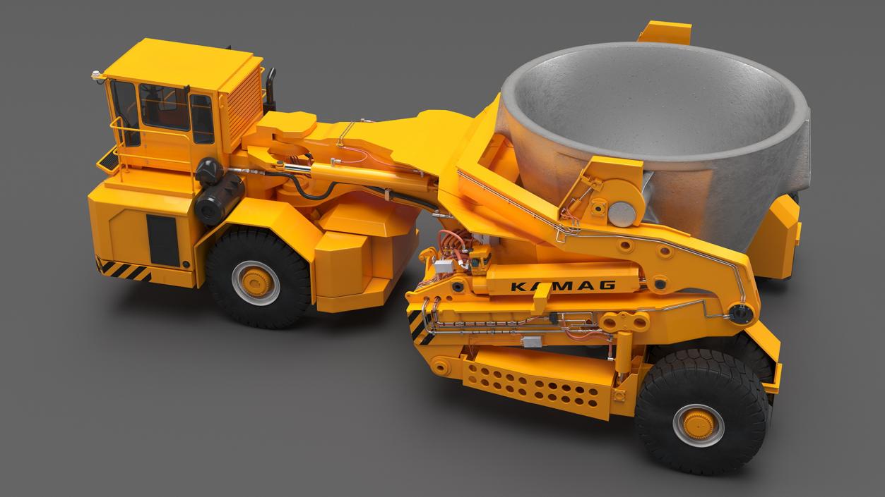 KAMAG Slag Pot Carrier 3D