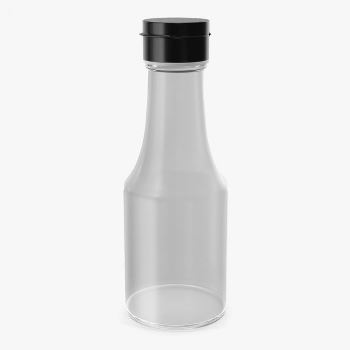 Small Sauce Bottle Empty 3D model