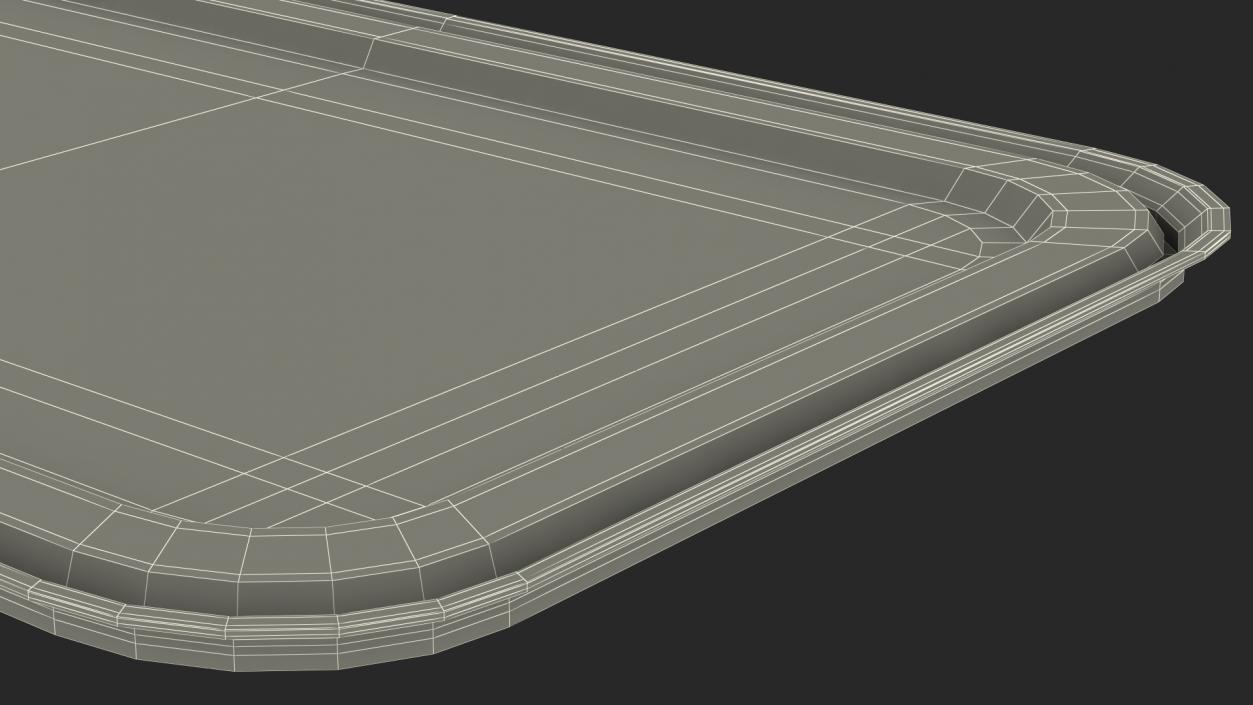 Rectangular Polypropylene Food Container with Lid 3D model