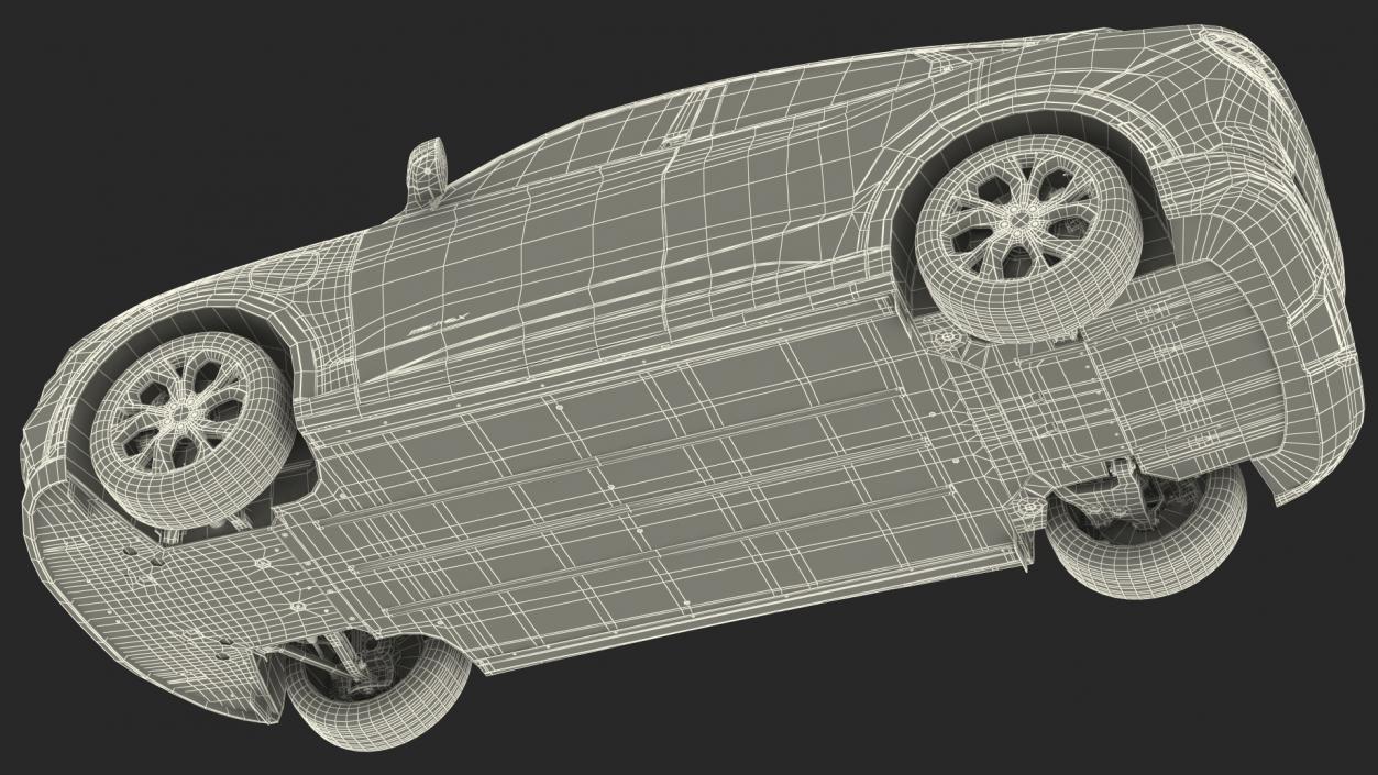 3D Mustang Mach-E 2021 Rigged