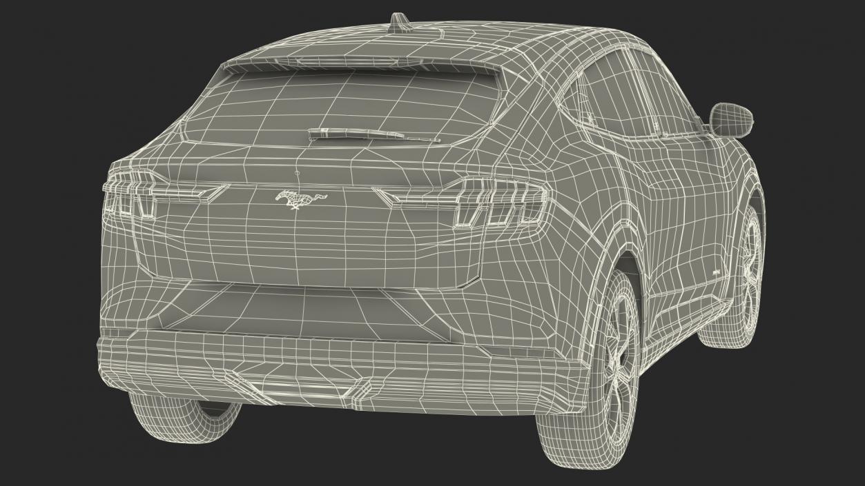 3D Mustang Mach-E 2021 Rigged