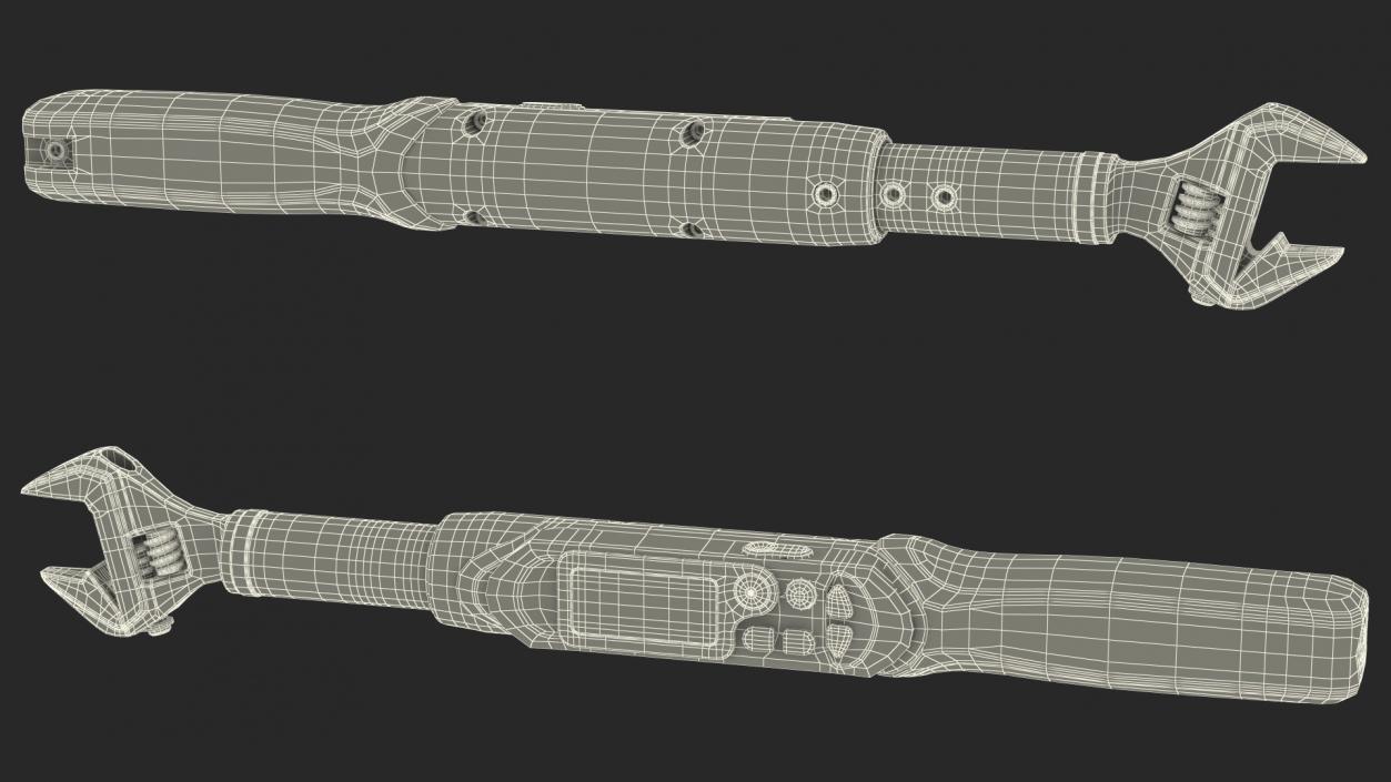 3D Hilmor Digital Adjustable Torque Wrench OFF model