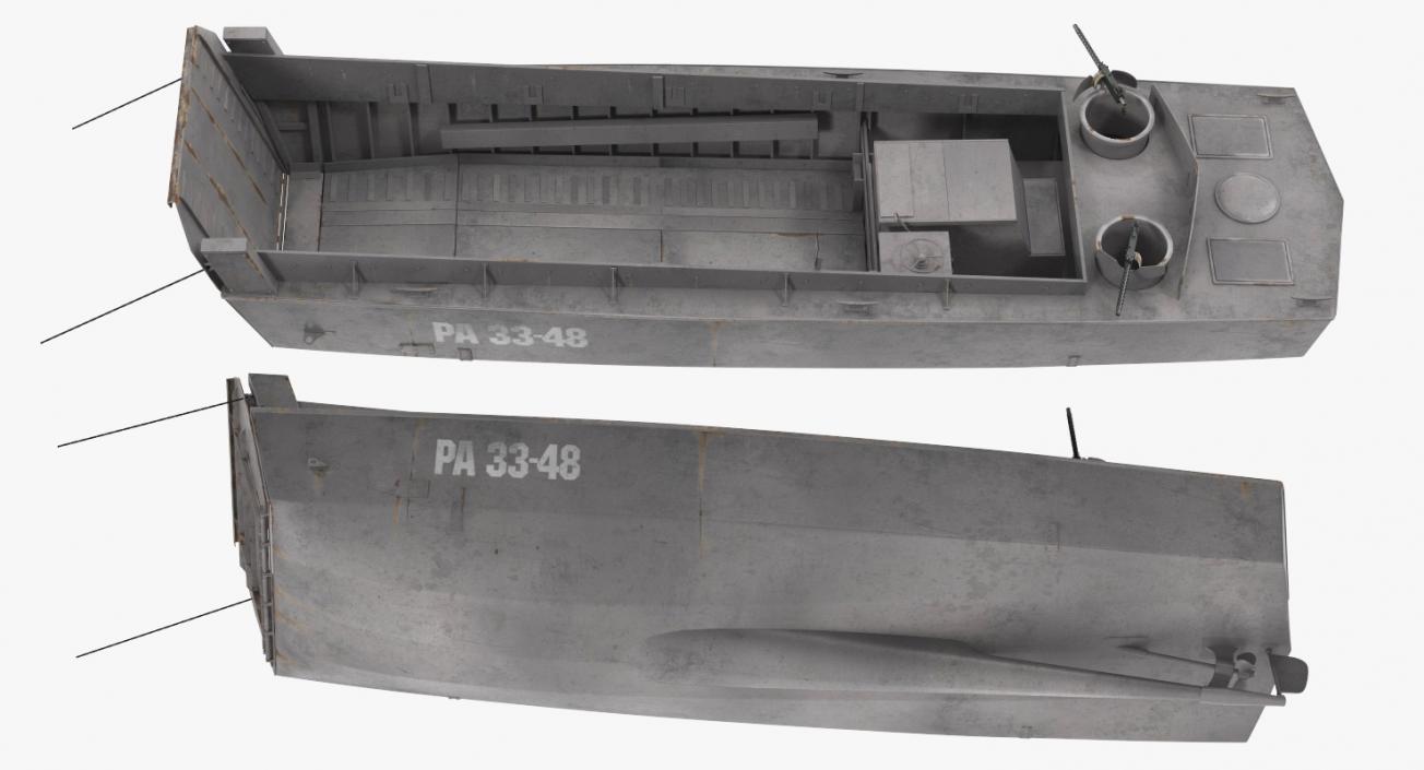 LCVP Higgins Boat 3D