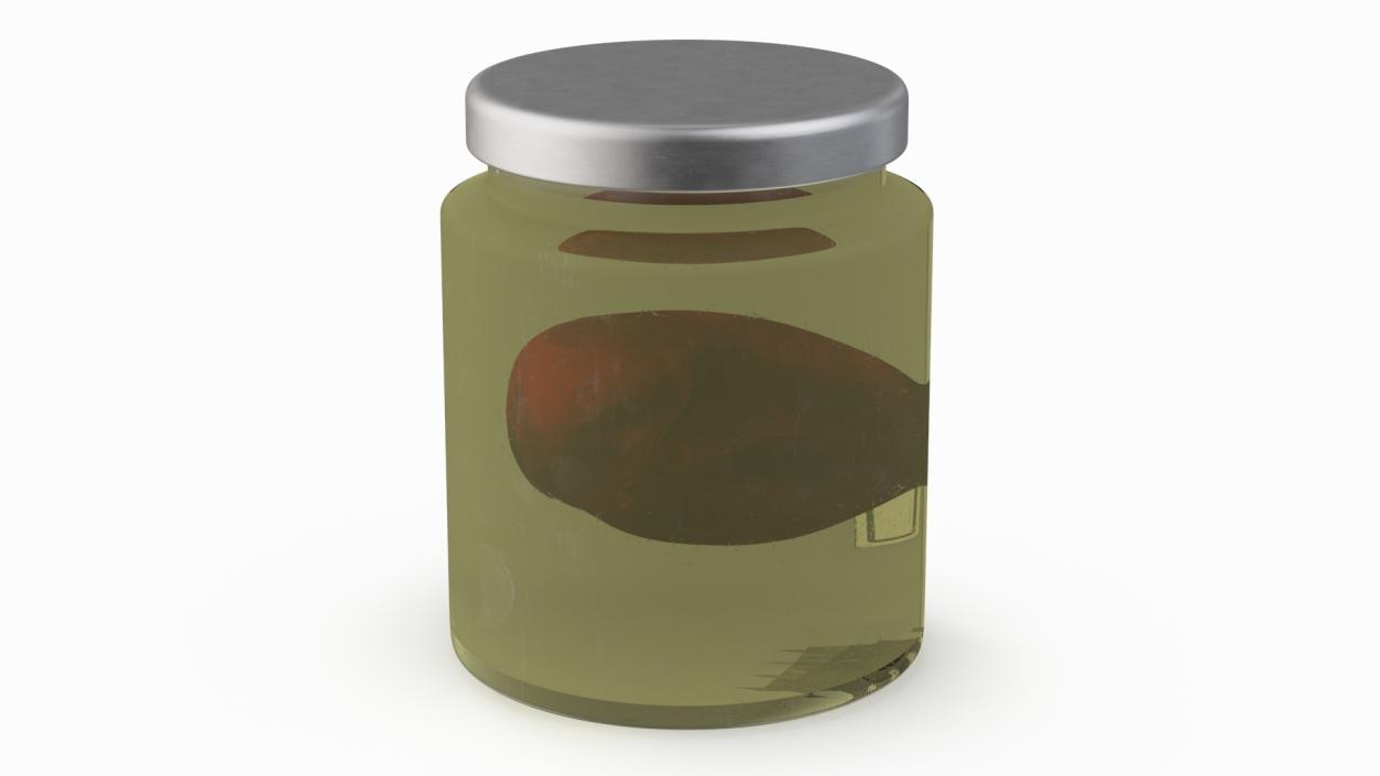 3D Human Liver Organ in a Jar 2 model