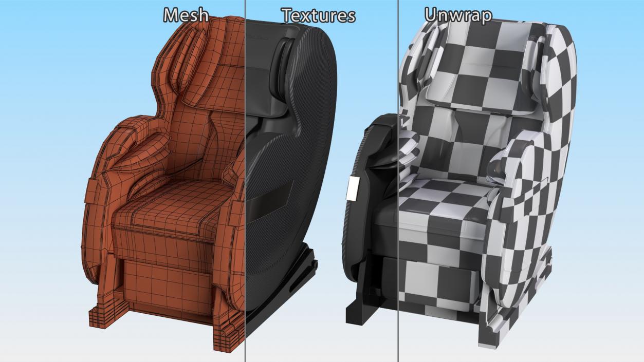 3D Massage Chair model