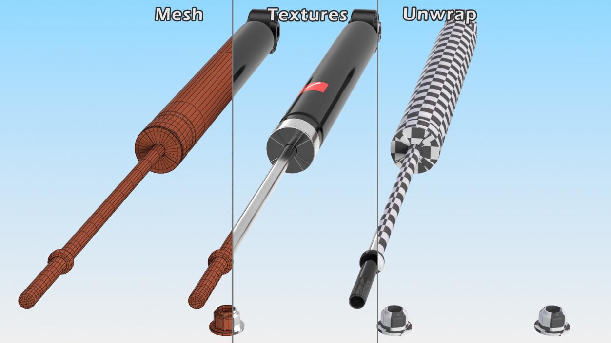 Gas Strut 3D model