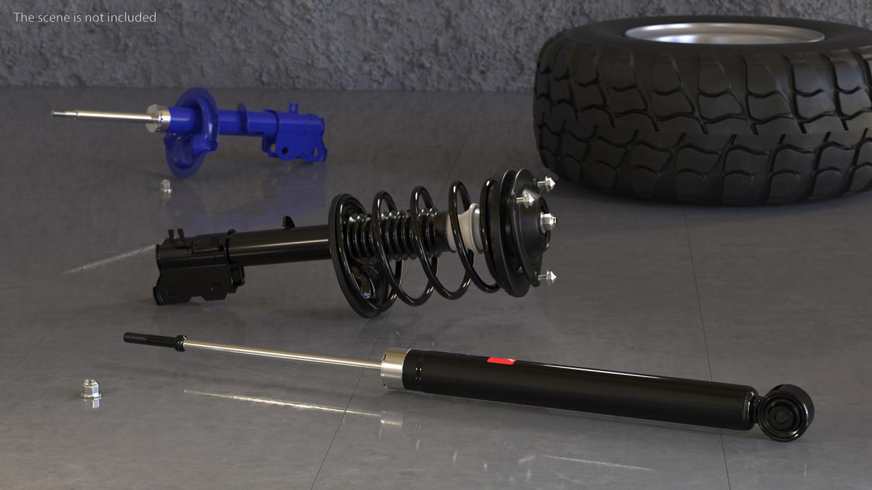 Gas Strut 3D model