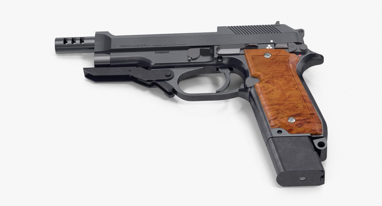 3D Machine Pistol Beretta 93R