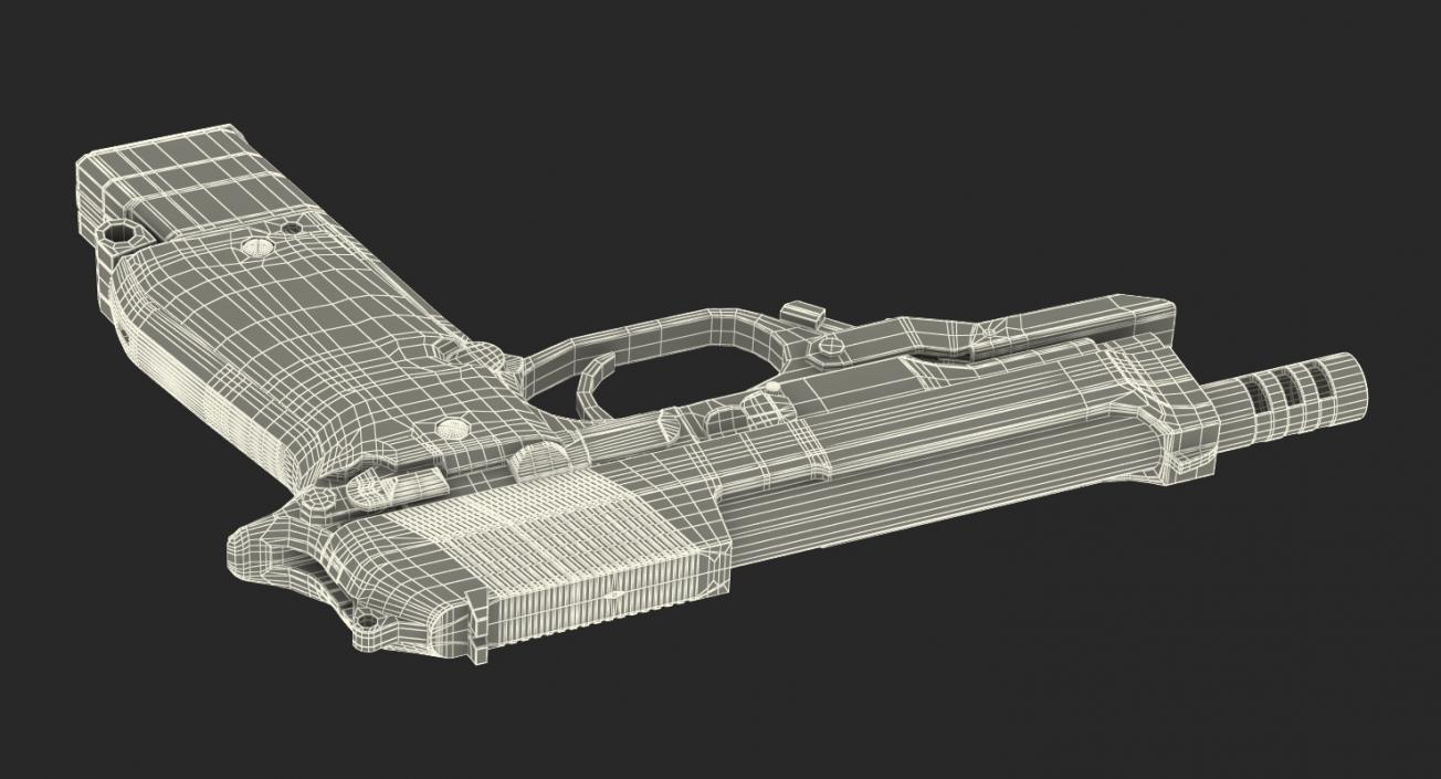 3D Machine Pistol Beretta 93R