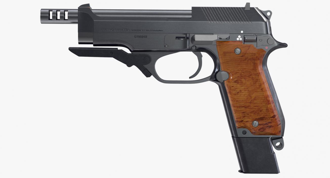 3D Machine Pistol Beretta 93R