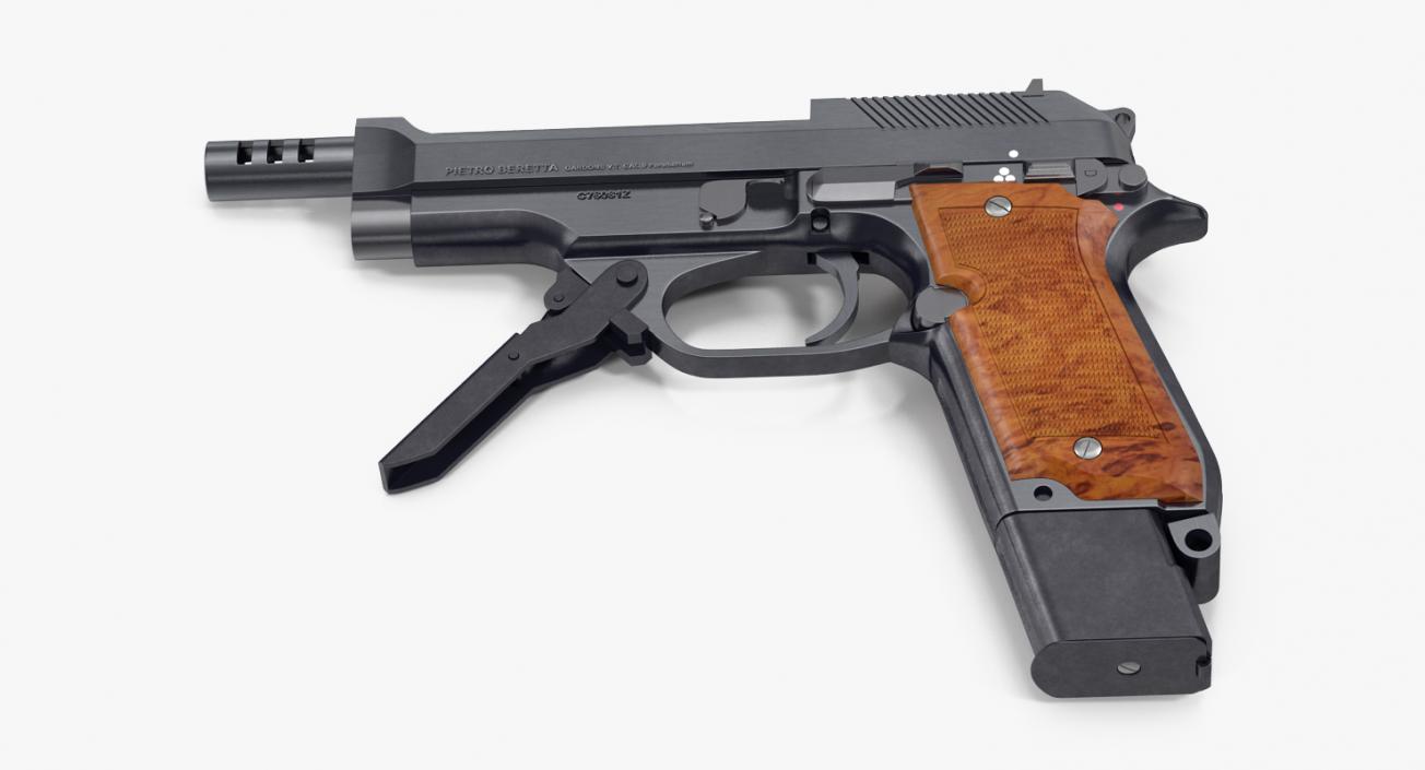 3D Machine Pistol Beretta 93R