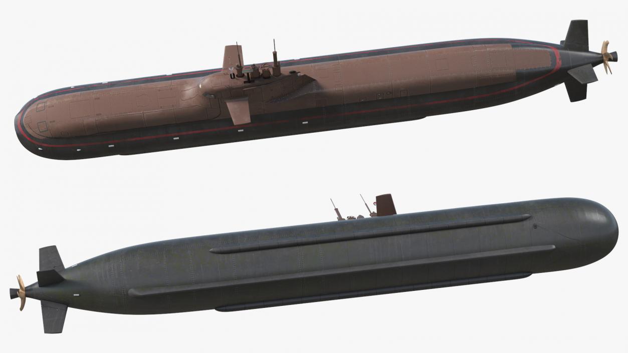 3D model German Submarine HDW Class 212A Dry