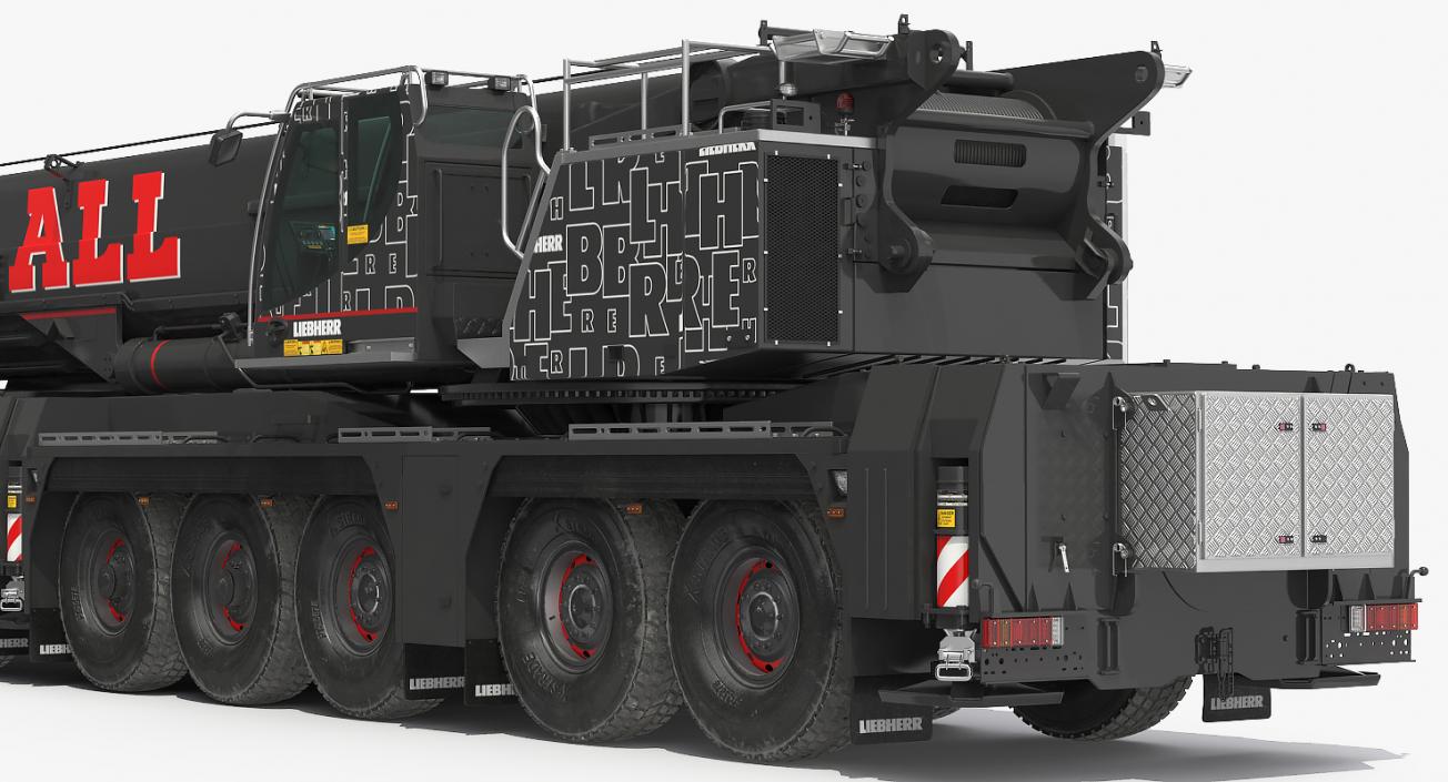 3D Liebherr LTM 1450 81 Mobile Crane model