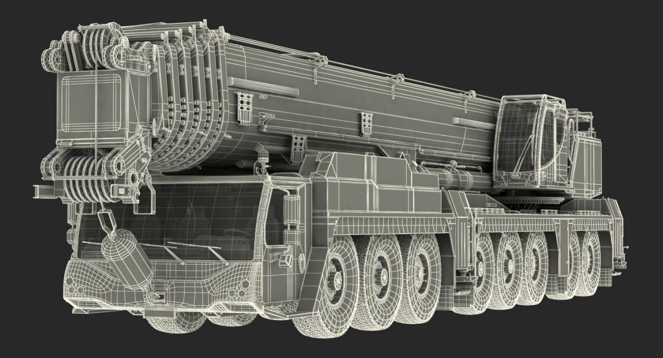 3D Liebherr LTM 1450 81 Mobile Crane model