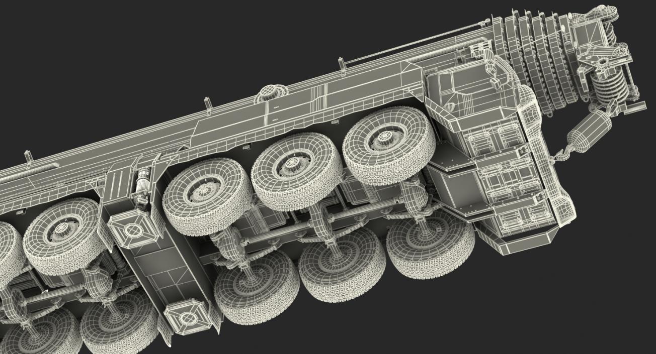 3D Liebherr LTM 1450 81 Mobile Crane model