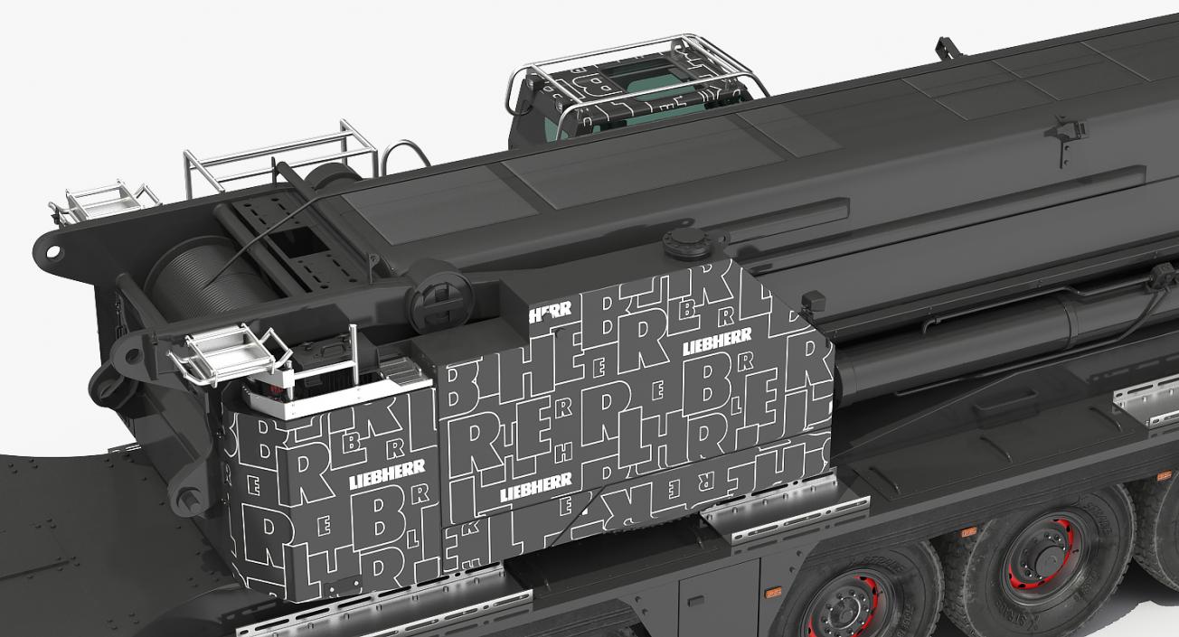 3D Liebherr LTM 1450 81 Mobile Crane model