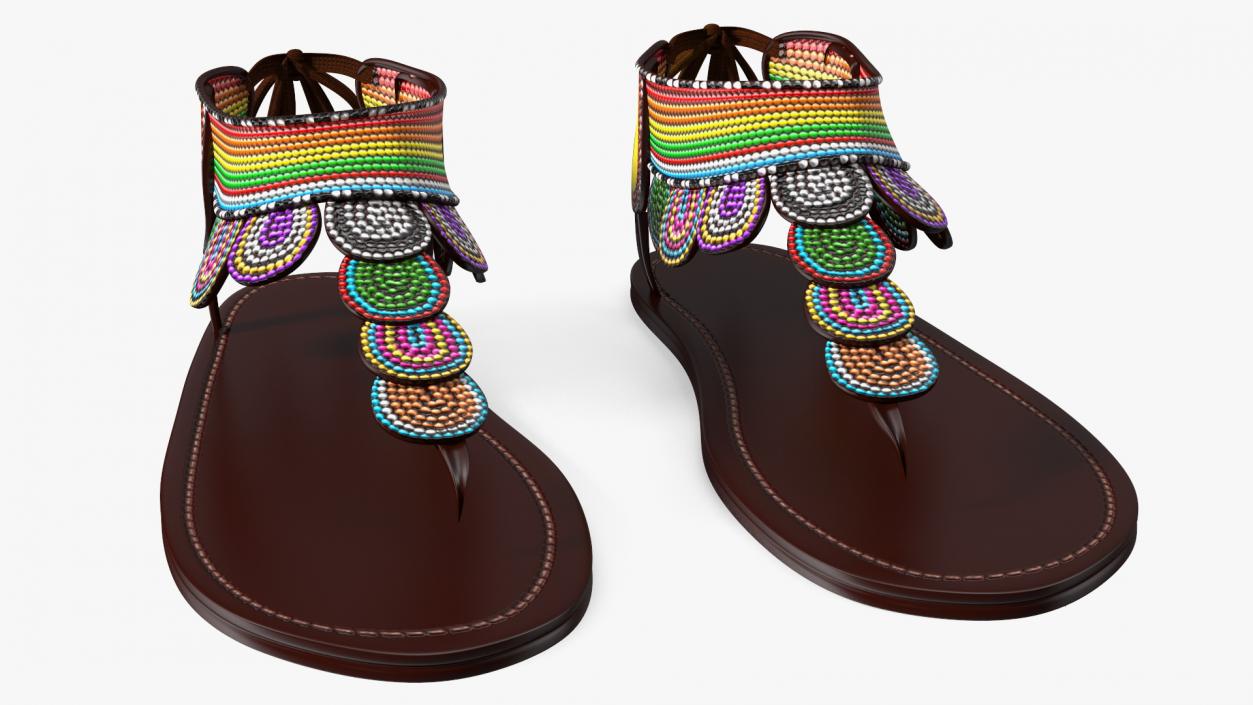 3D African Fashion Accessories Collection model