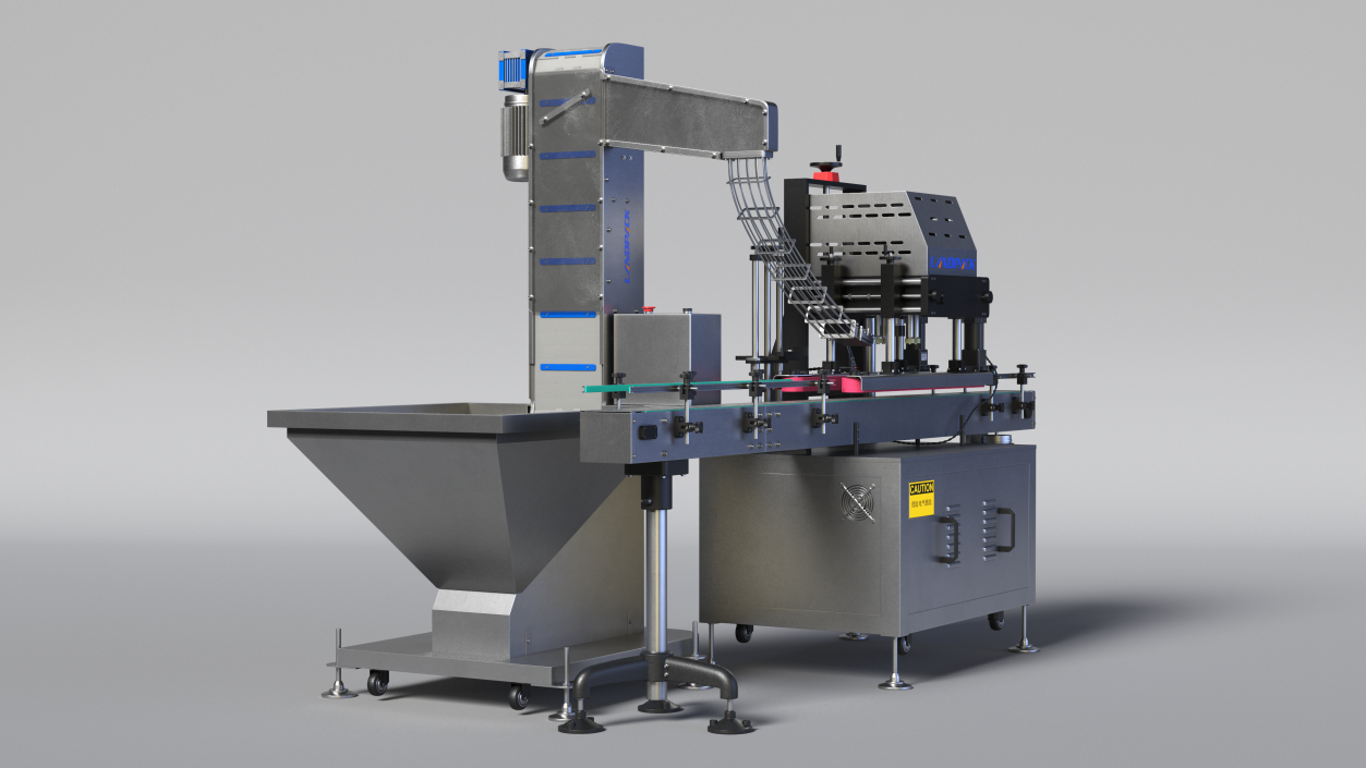 Capping Machine LandPack 3D model