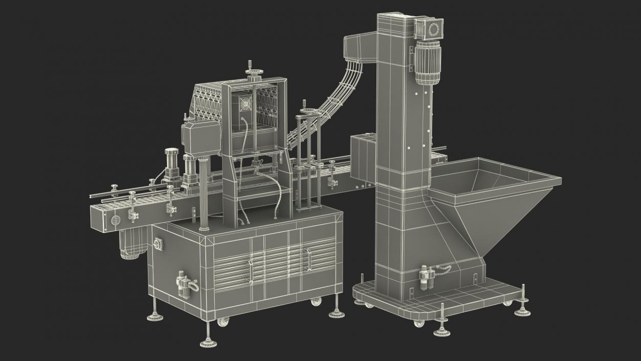 Capping Machine LandPack 3D model