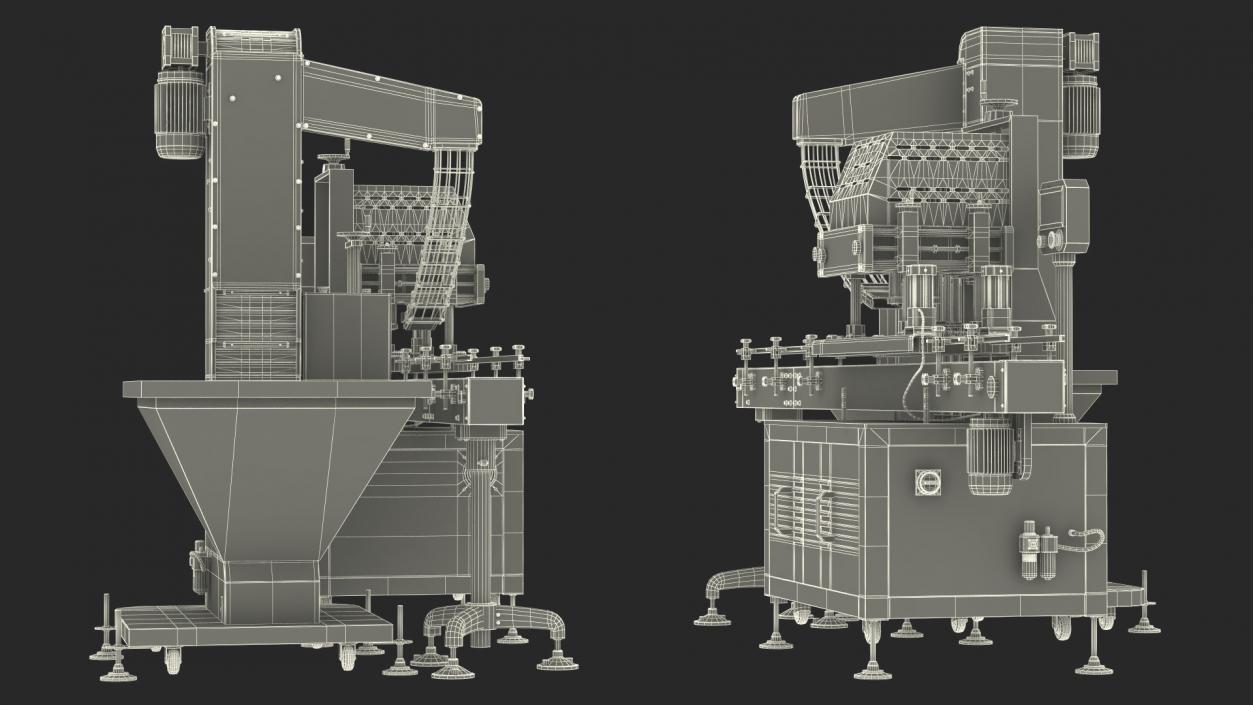 Capping Machine LandPack 3D model