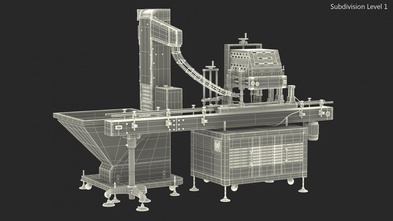 Capping Machine LandPack 3D model