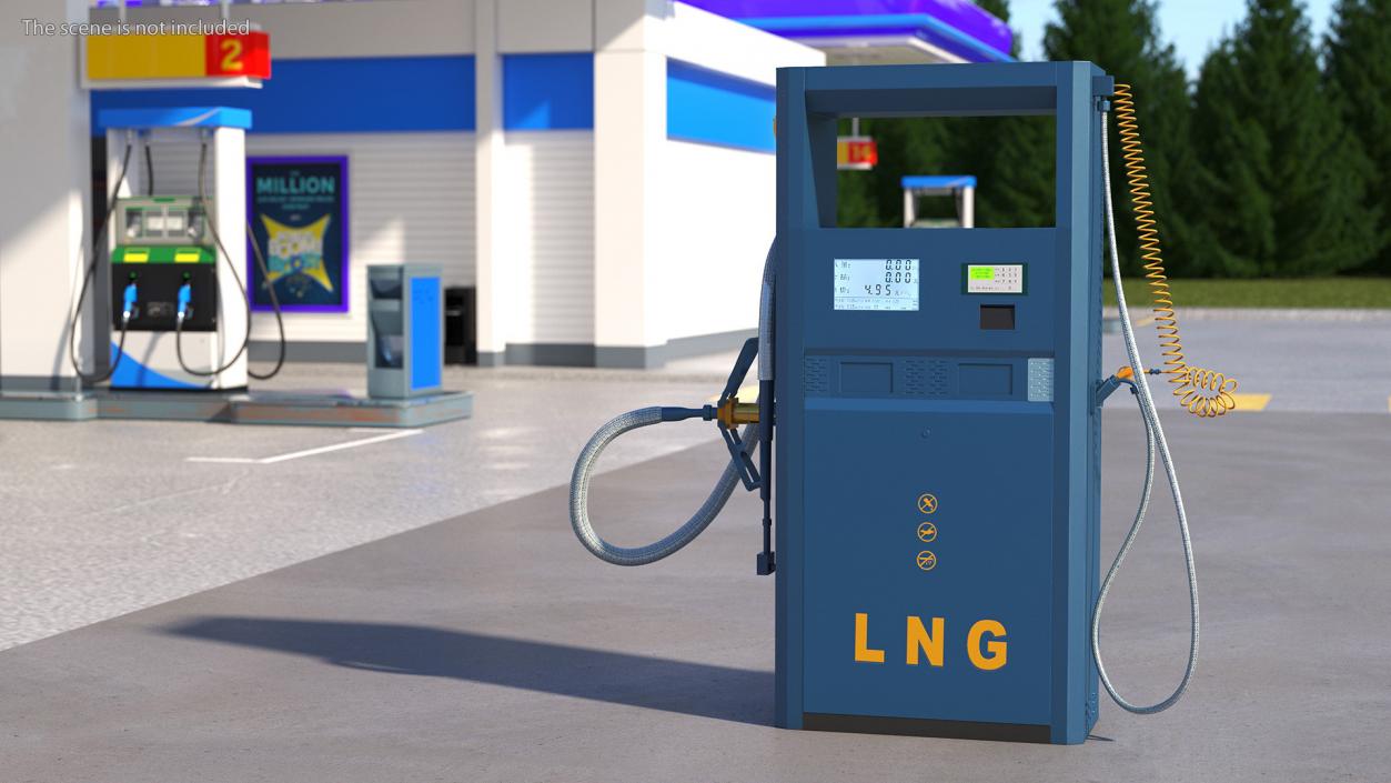 3D Liquefied Natural Gas Dispenser