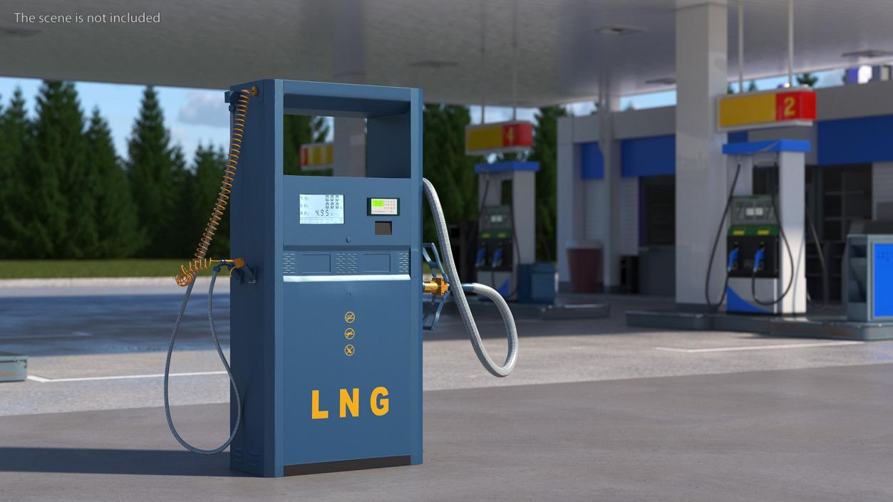 3D Liquefied Natural Gas Dispenser