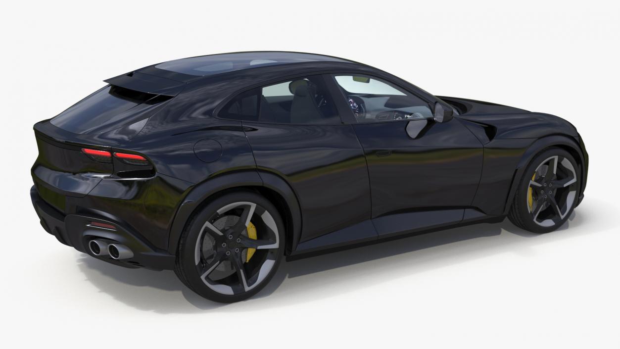 Furious Crossover Sports Car Black 3D model