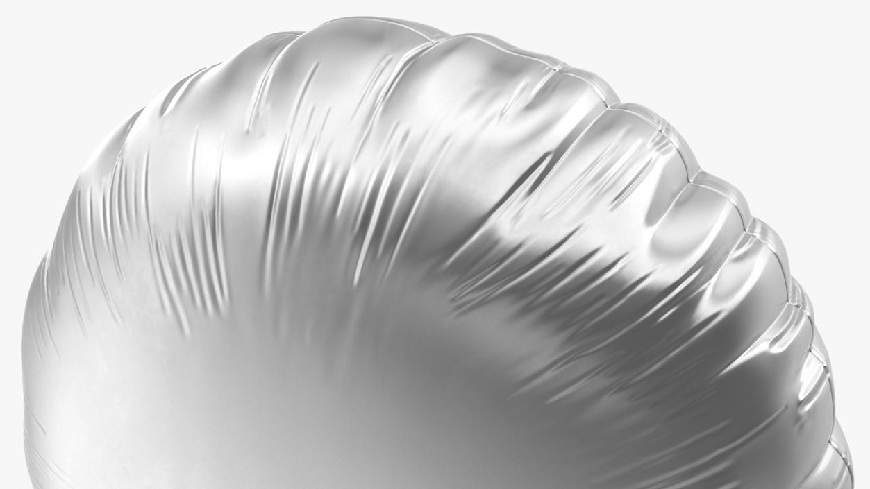 3D model Foil Balloon Round Chrome