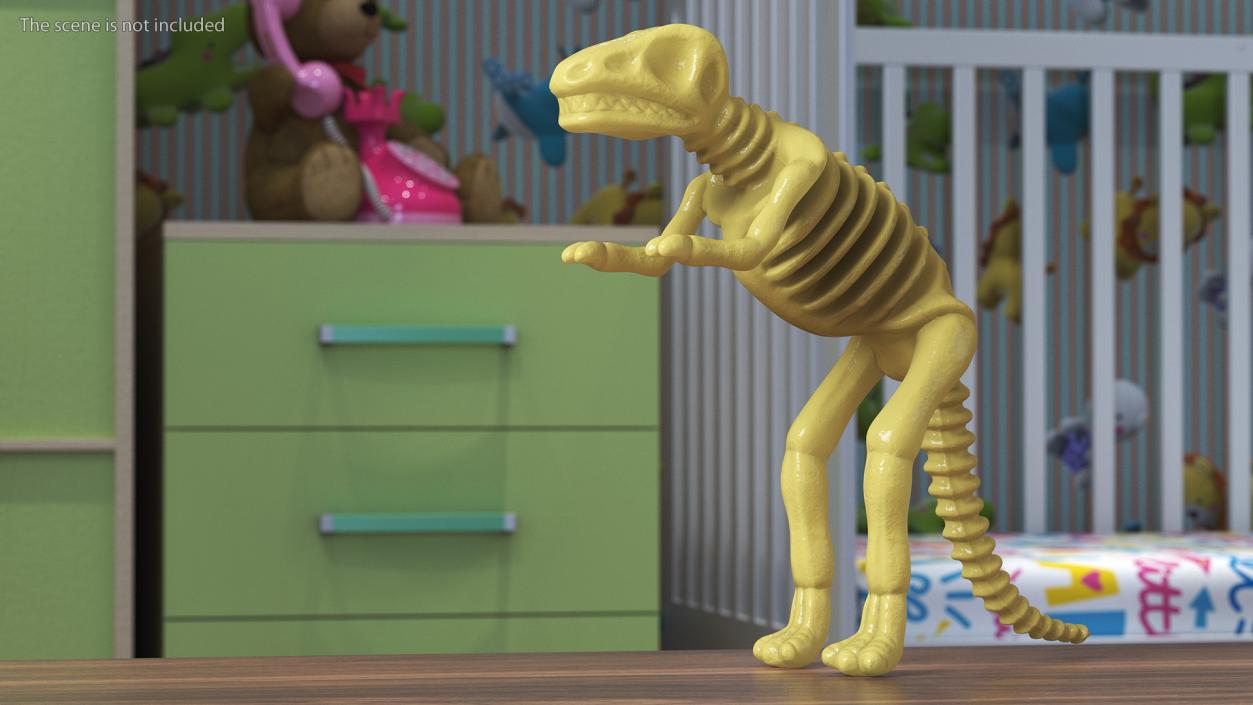 3D Tyrannosaurus Skeleton Toy