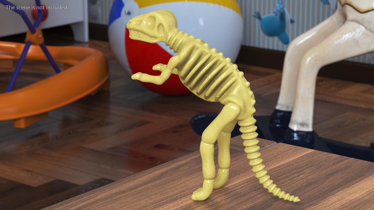 3D Tyrannosaurus Skeleton Toy