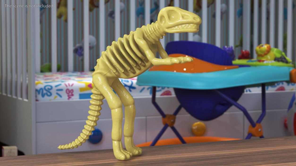 3D Tyrannosaurus Skeleton Toy