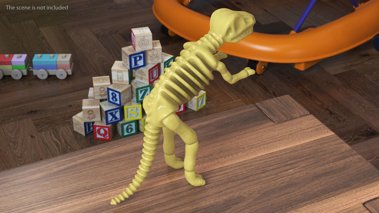 3D Tyrannosaurus Skeleton Toy