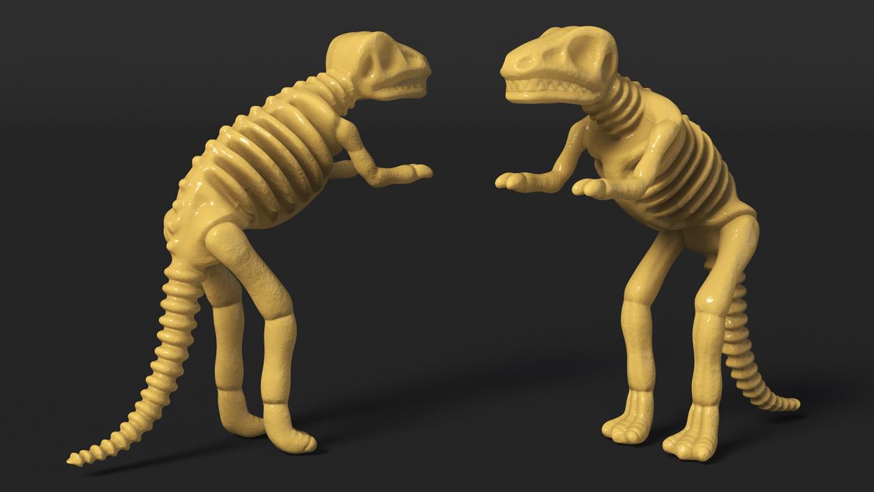 3D Tyrannosaurus Skeleton Toy