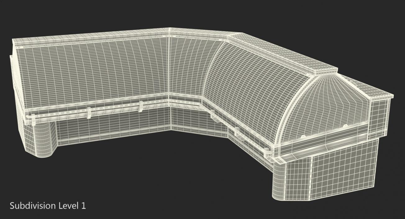 3D model Meat Display Chiller