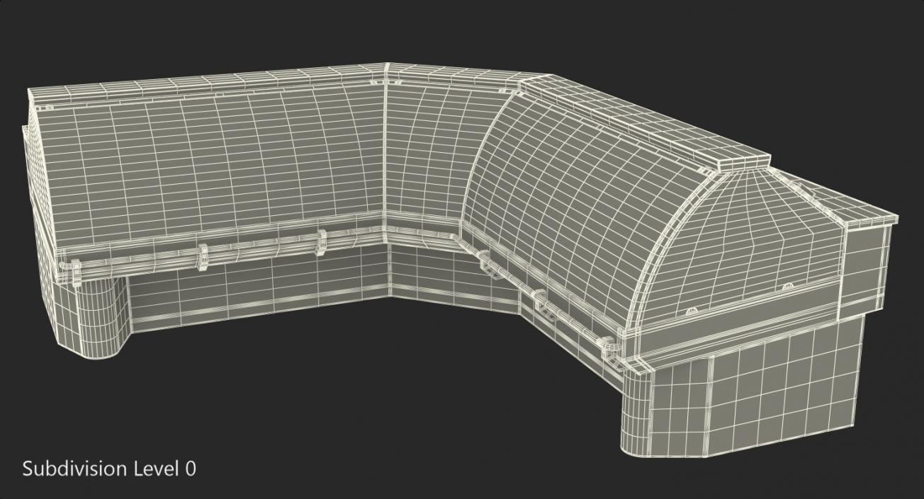 3D model Meat Display Chiller