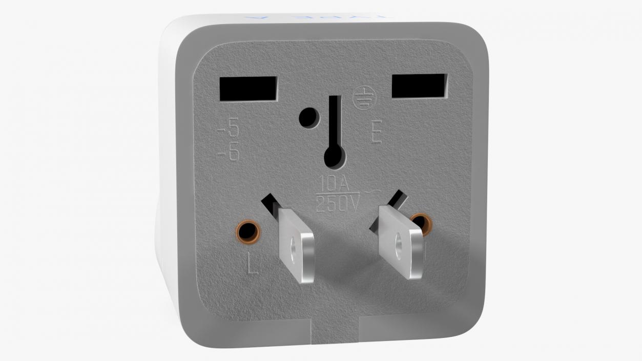 Electrical Plug Adapters Collection 2 3D