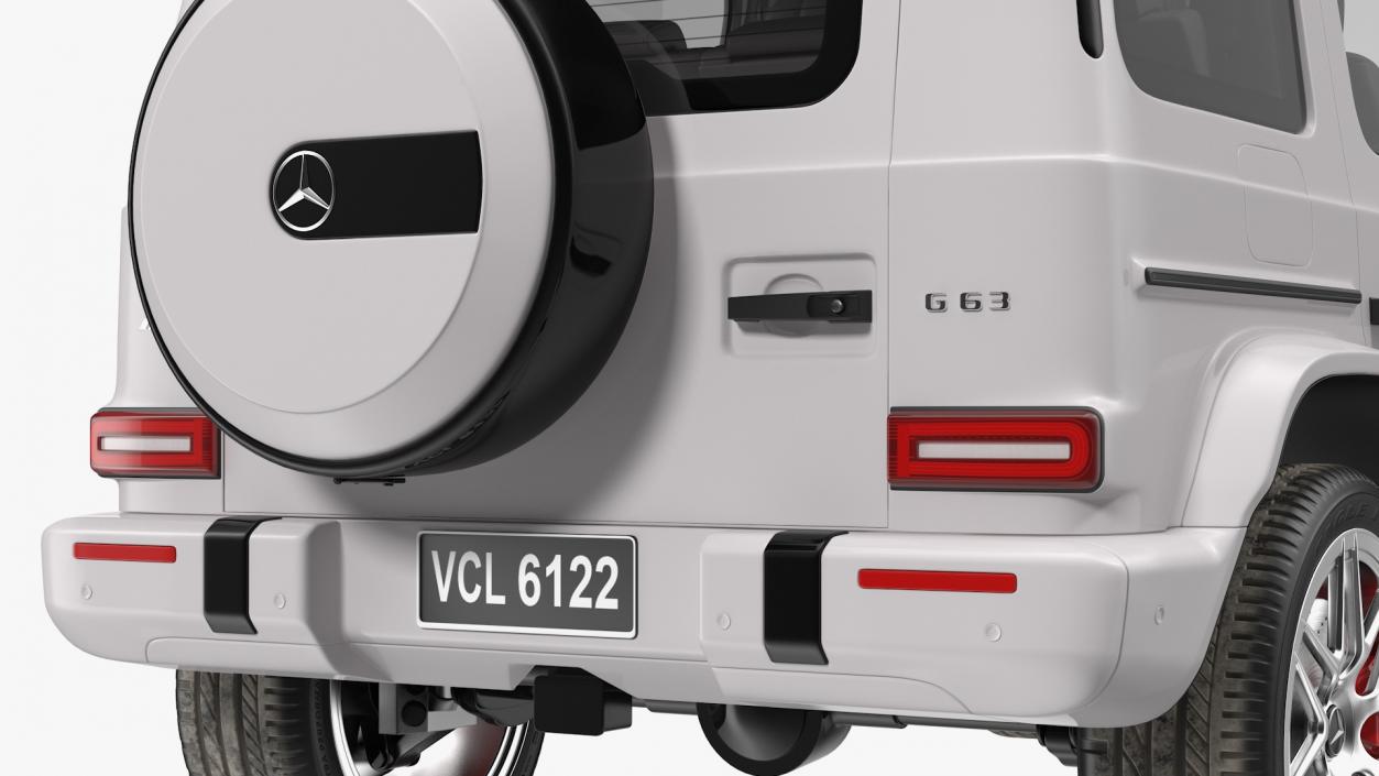 Mercedes-Benz G63 AMG SUV Rigged 3D