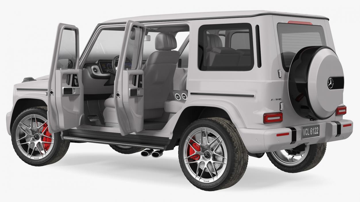 Mercedes-Benz G63 AMG SUV Rigged 3D