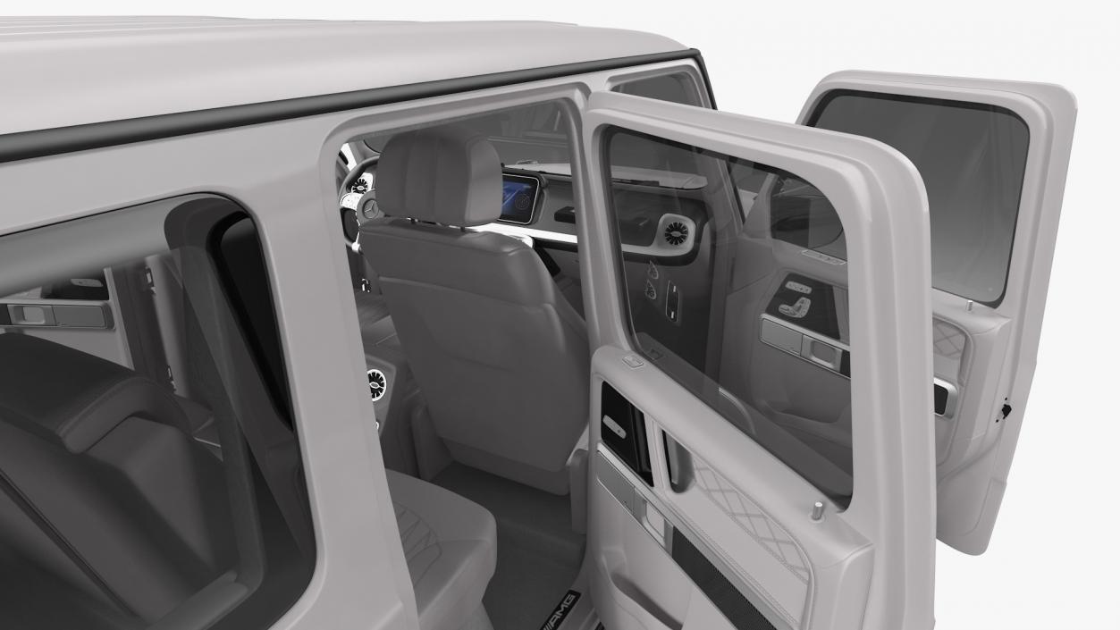 Mercedes-Benz G63 AMG SUV Rigged 3D