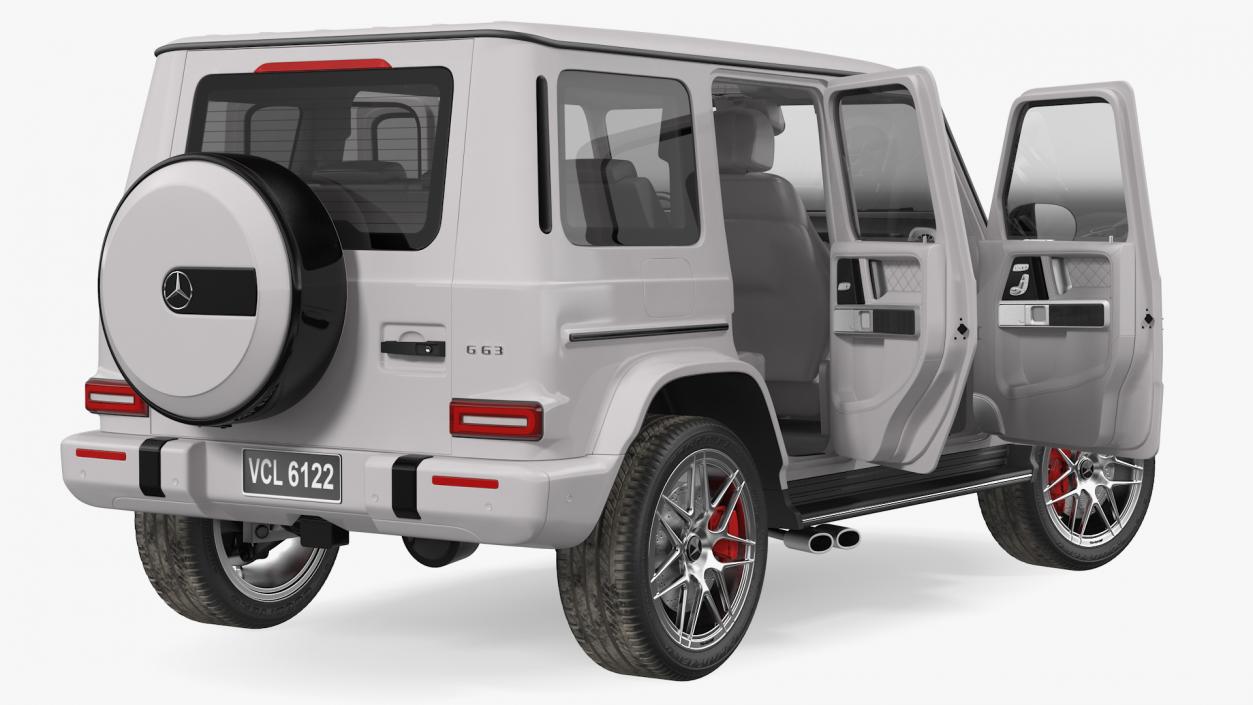 Mercedes-Benz G63 AMG SUV Rigged 3D