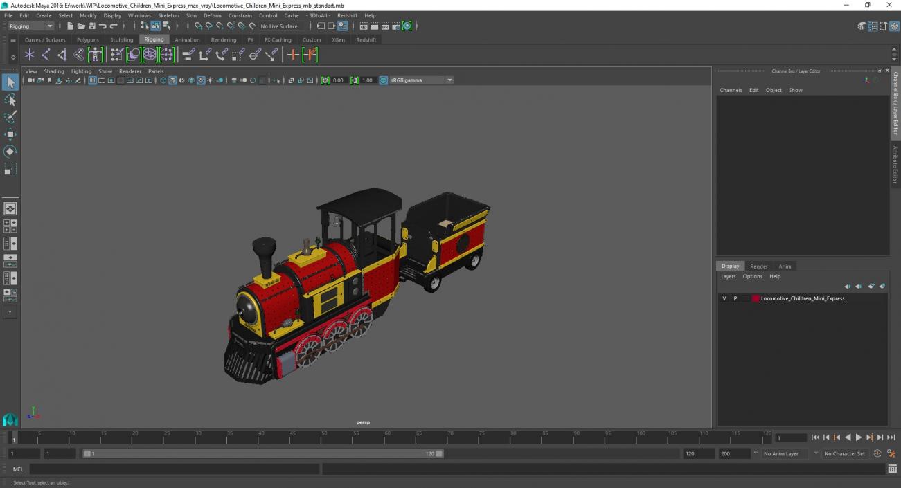 Locomotive Children Mini Express 3D