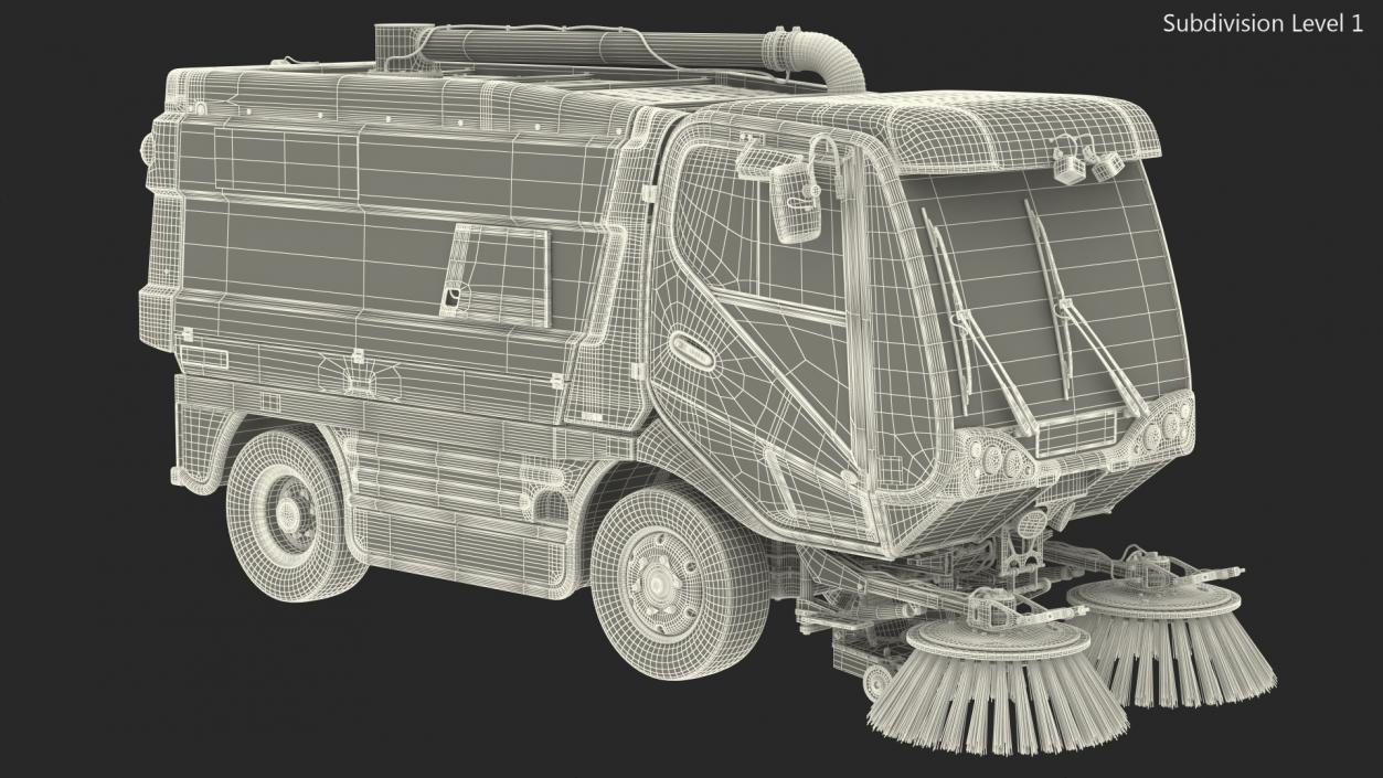 3D model Road Sweeper Vehicle