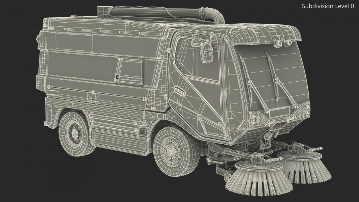 3D model Road Sweeper Vehicle