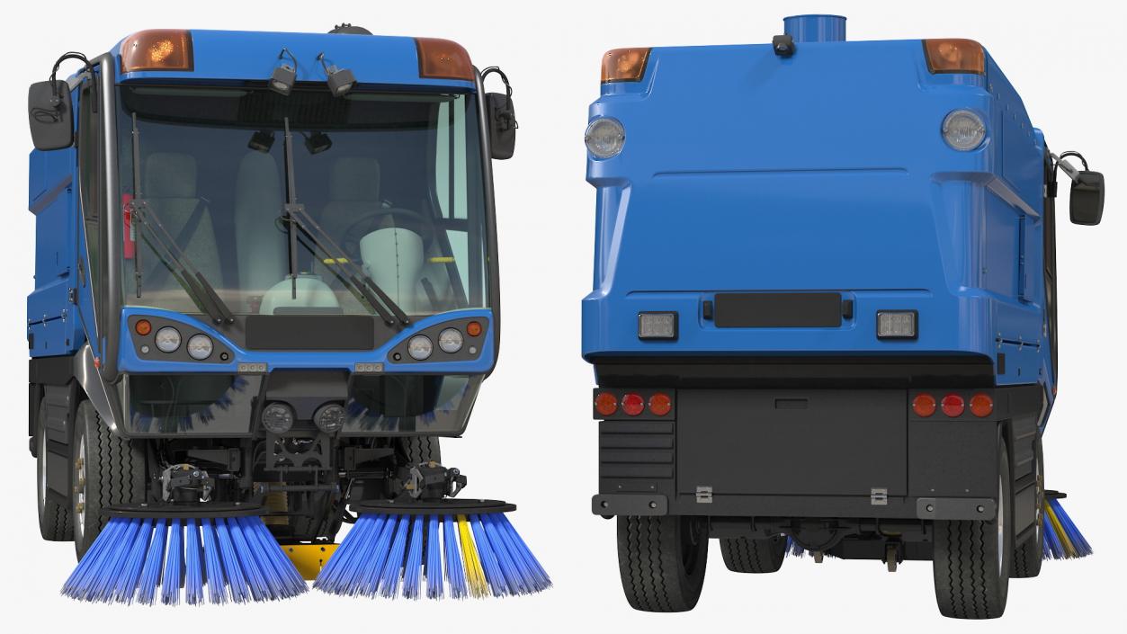 3D model Road Sweeper Vehicle