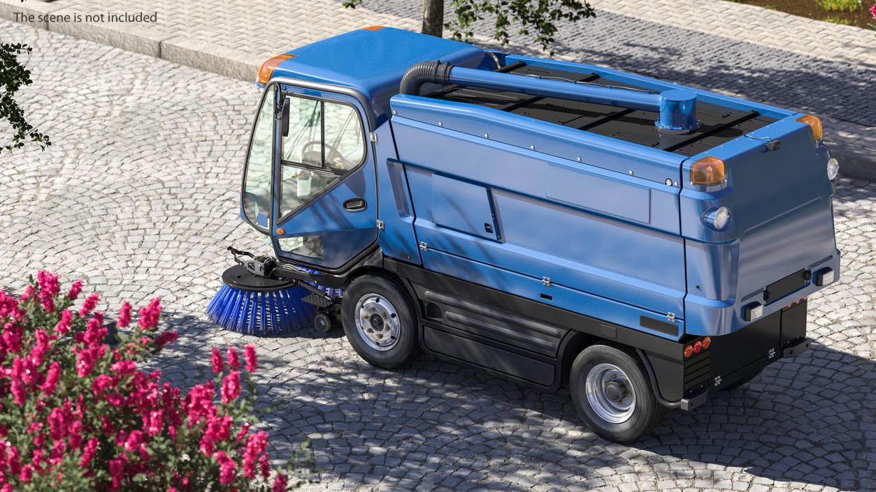 3D model Road Sweeper Vehicle