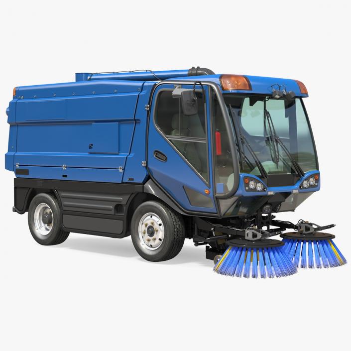 3D model Road Sweeper Vehicle