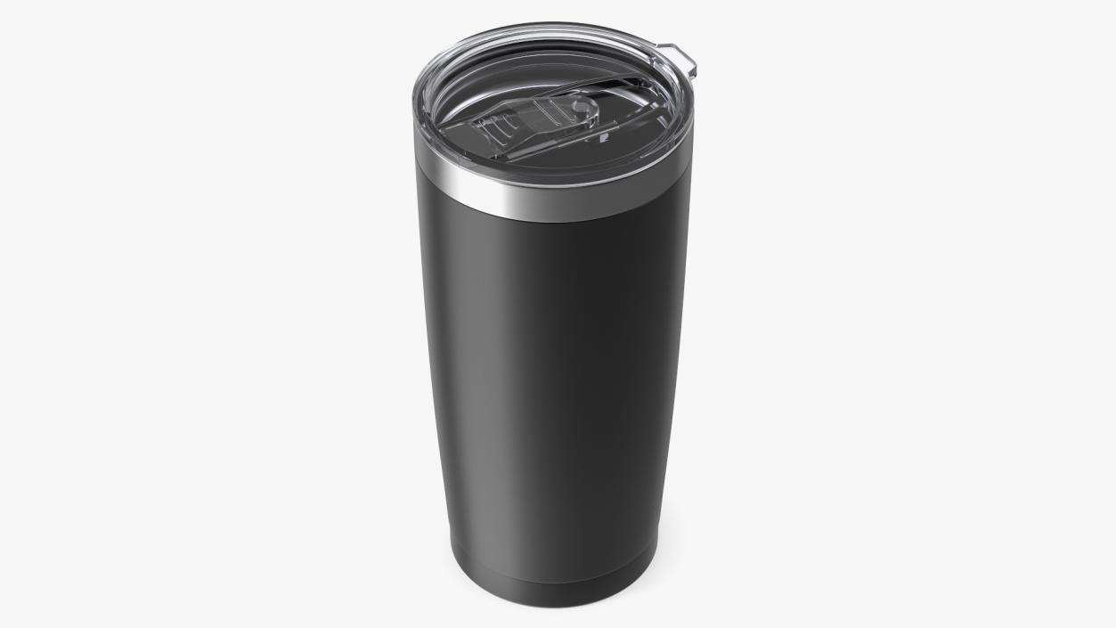 JURO Stainless Steel Thermo Cup Black 3D