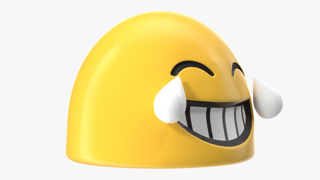 3D Laughing Tears Android Emoji model