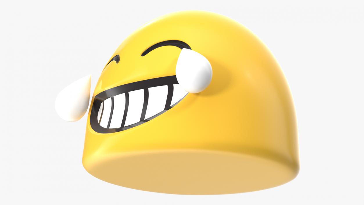 3D Laughing Tears Android Emoji model